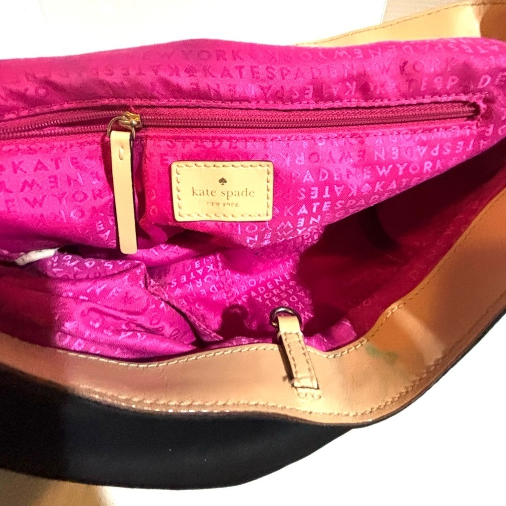 Kate Spade Black and Tan Backpack - Picture 7 of 10